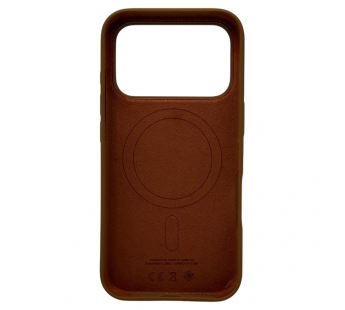 Чехол-накладка Silicone Case Magsafe для Apple iPhone 17 Pro (темно-оранжевый)#2130277