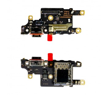 Шлейф для Xiaomi Poco X7 Pro (2412DPC0AG) плата системный разъем/разъем SIM/микрофон - Премиум#2129545