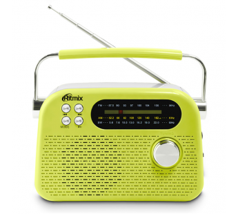 Радиоприёмник RITMIX RPR-045 LEMON, Bluetooth v.5.3, FM/AM/SW, USB, micro SD, кабель Type-C - USB (1/16)#2129410
