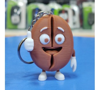 Брелок "Кофейное зерно" 3D, шт#2128796