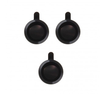 Защитное стекло линзы камеры для iPhone 16 Pro/16 Pro Max (комплект 3 шт.) Черный#2129223