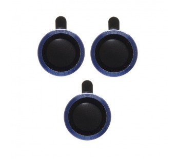 Защитное стекло линзы камеры для iPhone 17 Pro/17 Pro Max (комплект 3 шт.) Синий#2129222