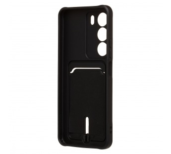 Чехол-накладка - SC304 с картхолдером для "Realme C71" (black) (241112)#2129800