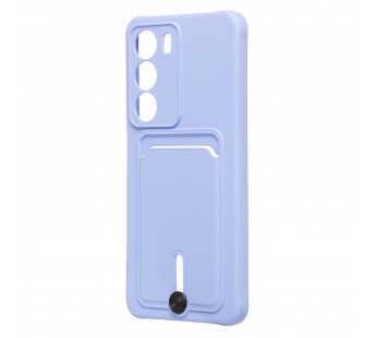 Чехол-накладка - SC304 с картхолдером для "Realme C71" (light violet) (241114)#2129795