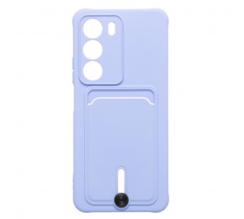 Чехол-накладка - SC304 с картхолдером для "Realme C71" (light violet) (241114)#2129796