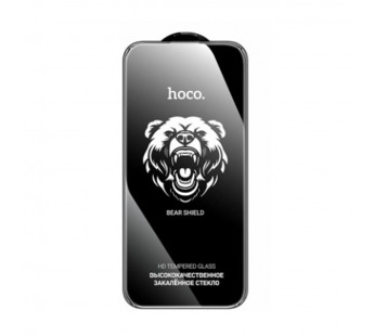 Защитное стекло Hoco A888 iPhone 16 Pro/17, ударопрочное, цвет черный#2133443