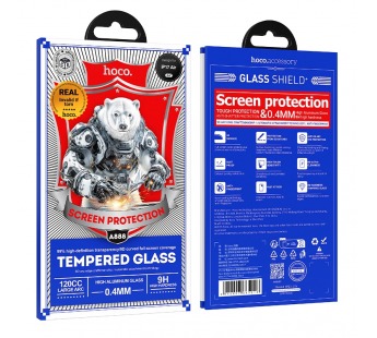 Защитное стекло Hoco A888 iPhone 17 Air, ударопрочное, цвет черный#2129607