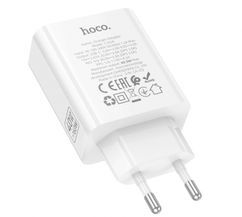 Сетевое зарядное устройство Hoco C162A PD40W белый#2129750