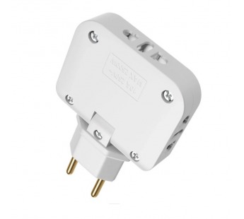 Тройник TA-05 3 розетки, белый#2129632