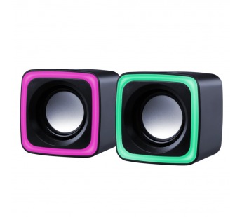 Акустическая 2.0 система Solar 7 6Вт, подсветка, питание от USB#2141462