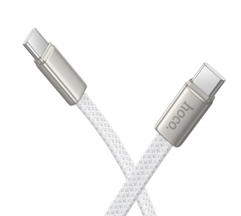 Кабель USB-C Hoco X125 60W Type-C/Type-C 1м белый#2140710