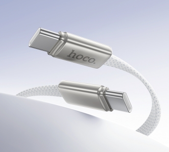 Кабель USB-C Hoco X125 60W Type-C/Type-C 1м белый#2140711