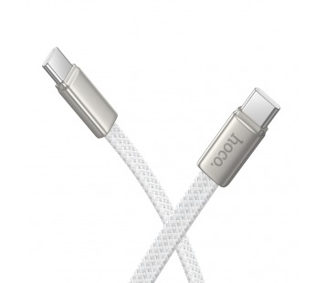 Кабель USB-C Hoco X125 60W Type-C/Type-C 1м белый#2180206