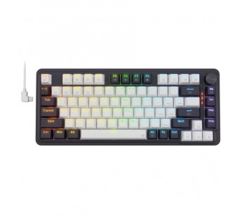 Клавиатура беспроводная REDRAGON Ucal Pro RU,RGB,бел/черн,BT+2.4G,гаскет (1/10)#2138213