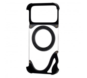 Чехол-накладка - SMZ07 Glassy SafeMag для "Apple iPhone 17 Pro Max" (black) (243144)#2131226