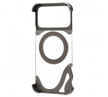 Чехол-накладка - SMZ07 Glassy SafeMag для "Apple iPhone 17 Pro Max" (silver) (243145)#2131222