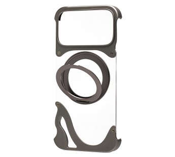 Чехол-накладка - SMZ07 Glassy SafeMag для "Apple iPhone 17 Pro Max" (silver) (243145)#2131223