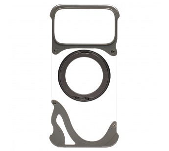 Чехол-накладка - SMZ07 Glassy SafeMag для "Apple iPhone 17 Pro Max" (silver) (243145)#2131225