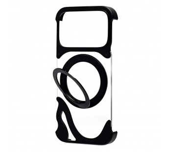 Чехол-накладка - SMZ07 Glassy SafeMag для "Apple iPhone 17 Pro" (black) (243146)#2131219