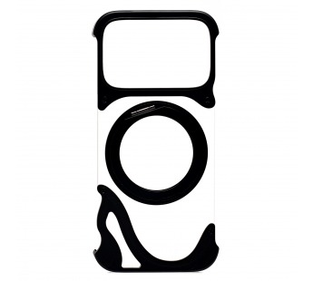 Чехол-накладка - SMZ07 Glassy SafeMag для "Apple iPhone 17 Pro" (black) (243146)#2131221