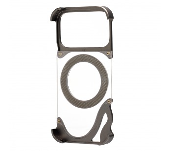 Чехол-накладка - SMZ07 Glassy SafeMag для "Apple iPhone 17 Pro" (silver) (243147)#2131214