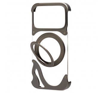 Чехол-накладка - SMZ07 Glassy SafeMag для "Apple iPhone 17 Pro" (silver) (243147)#2131215