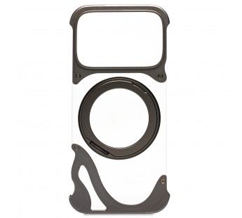 Чехол-накладка - SMZ07 Glassy SafeMag для "Apple iPhone 17 Pro" (silver) (243147)#2131217