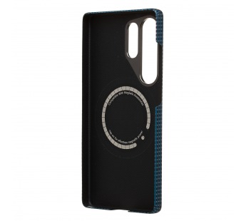 Чехол-накладка Cellis SM009 POSH KEVLAR SafeMag для "Samsung Galaxy S25 Ultra" (ocean blue) (242051)#2131147