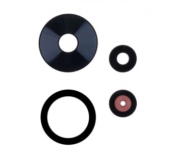 Стекло камеры для Huawei Nova 12s (FOA-LX9) (комплект 3 шт.) Черный#2131553