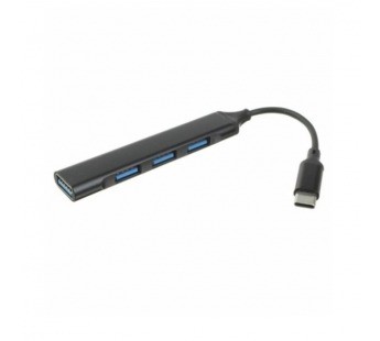 Хаб Type-C DREAM QC07 (4 порта/0.2m) черный#2131523