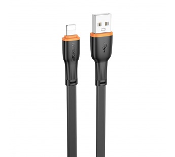Кабель USB - Apple lightning Borofone BX118 Esplendido 12W 100см 2,4A  (black) (242858)#2135278