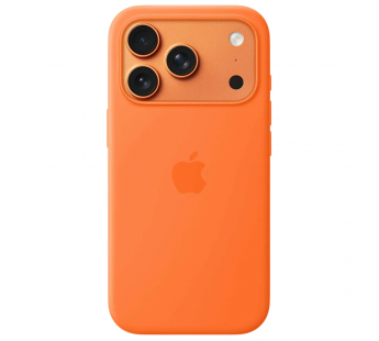 Чехол iPhone 17 Pro Max Silicone Case MagSafe OR с Camera Control Orange#2131808
