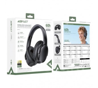 Полноразмерные Bluetooth наушники ACEFAST H10 (черный)#2137715