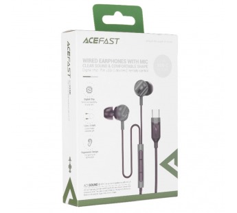 Наушники с микрофоном ACEFAST L6 Type-C (черный)#2133713