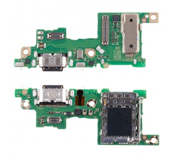 Шлейф для Infinix Note 50 4G (X6858) плата на системный разъем/разъем SIM/микрофон - Премиум#2132750