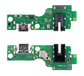 Шлейф для Infinix Smart 10 (X6725) плата на системный разъем/разъем гарнитуры/микрофон - Премиум#2132753