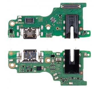 Шлейф для Infinix Hot 60 Pro (X6885) плата на системный разъем/разъем гарнитуры/микрофон - Премиум#2132752