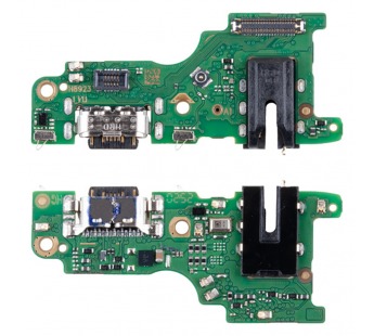 Шлейф для Tecno Spark 40 Pro (KM6) плата на системный разъем/разъем гарнитуры/микрофон - Премиум#2132647