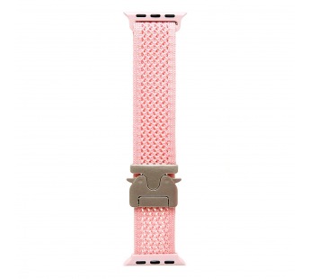 Ремешок - ApW42 Nylon на застежке Apple Watch 42/44/45/49 mm (light pink) (241978)#2133880