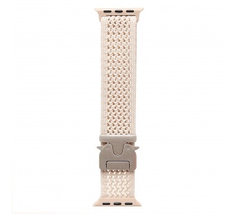 Ремешок - ApW42 Nylon на застежке Apple Watch 42/44/45/49 mm (white) (241979)#2133881