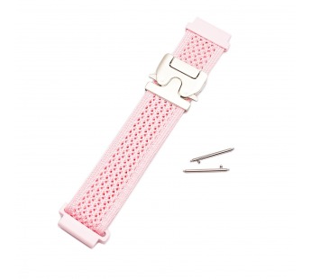 Ремешок - WB42 Nylon на застежке Универсальный 22мм (light pink) (241968)#2133888