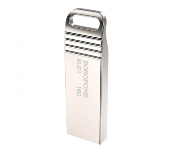 Внешний накопитель USB 2.0 Borofone BUD1 16Gb, серебристый#2133299