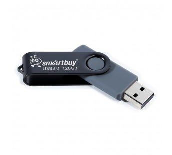 UFD 3.0/3.1 Smartbuy 128GB Twist Black (SB128GB3TWK)#2133865