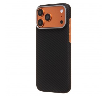 Чехол-накладка - SM028 SafeMag Carbon для "Apple iPhone 17 Pro Max" (black) (242639)#2136316