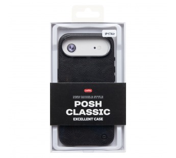 Чехол-накладка Cellis SM031 SafeMag для "Apple iPhone 17 Air" Натуральная кожа (black) (242204)#2134403