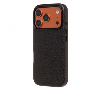 Чехол-накладка Cellis SM031 SafeMag для "Apple iPhone 17 Pro" Натуральная кожа (black) (242202)#2136304