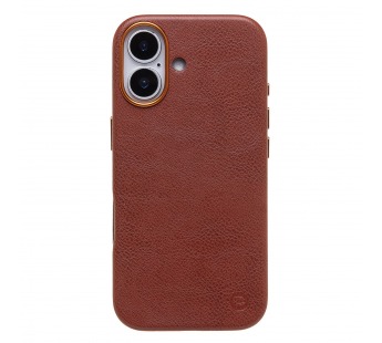 Чехол-накладка Cellis SM031 SafeMag для "Apple iPhone 17" Натуральная кожа (bronw) (242205)#2136299