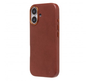 Чехол-накладка Cellis SM031 SafeMag для "Apple iPhone 17" Натуральная кожа (bronw) (242205)#2136298