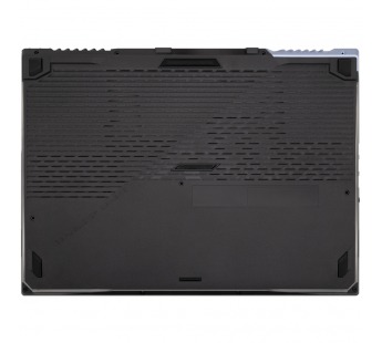 Корпус 90NR01Q6-R7D010 для ноутбука Asus нижняя часть черная (с голубой решеткой)#2133771