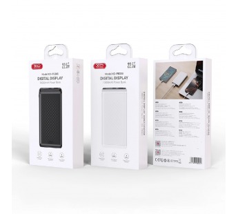 Внешний аккумулятор XO PB308,(QC 22,5W, PD20W) 10000mAh, черный#2134138